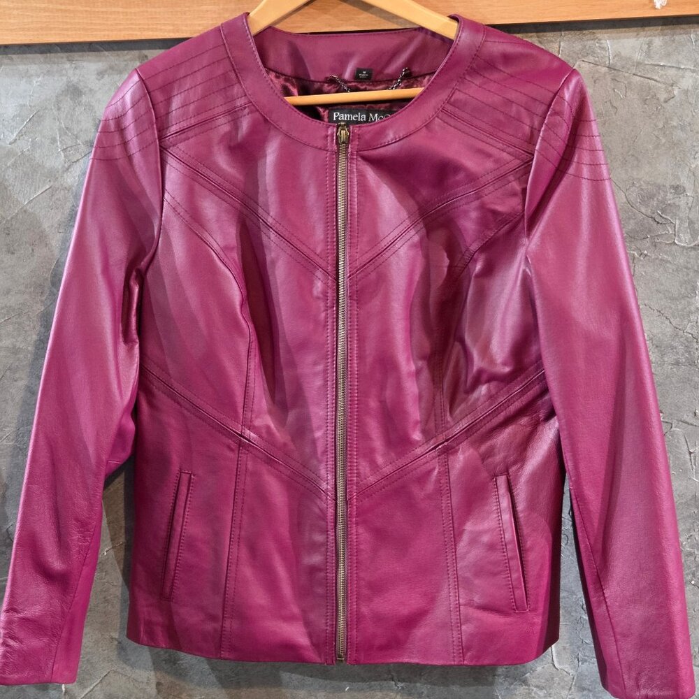 Pamela McCoy Leather Jacket